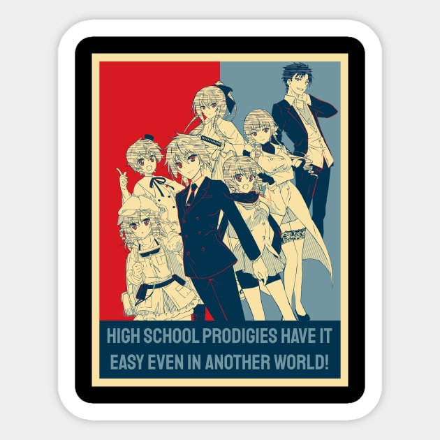 choyoyu high school prodigies have it Easy Even in another world anime poster